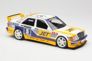 Mercedes 190E 2.5-16 EVO 1 W201 Team MS-Jet #5 M. Reuter DTM 1989 Minichamps 1:18 155893605 Metal — zdjęcie 4 z 6