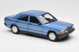 Mercedes 190E W201 Diamond Niebieski Edycja Dealerska Norev 1:18 B66040661 Metal — zdjęcie 6 z 8