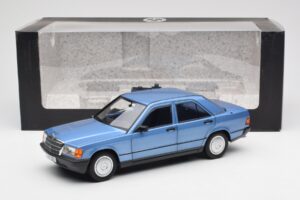 Mercedes 190E W201 Diamond Niebieski Edycja Dealerska Norev 1:18 B66040661 Metal — zdjęcie 8 z 8