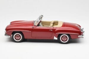 Mercedes 190SL W198 Czerwony AUTOart 1:18 76116 Metal — zdjęcie 4 z 8