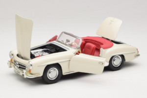 Mercedes 190SL Biały Maisto 1:18 50274 Metal — zdjęcie 2 z 8