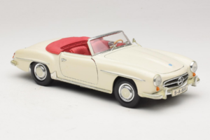 Mercedes 190SL Biały Maisto 1:18 50274 Metal — zdjęcie 6 z 8