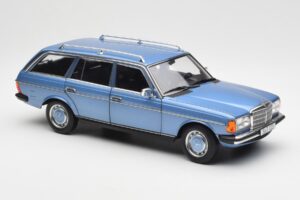 Mercedes 200 S123 T-Model Diamond Niebieski Edycja Dealerska Norev 1:18 B66040671 Metal — zdjęcie 6 z 8