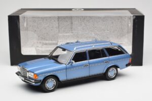 Mercedes 200 S123 T-Model Diamond Niebieski Edycja Dealerska Norev 1:18 B66040671 Metal — zdjęcie 8 z 8
