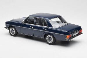 Mercedes 200 W114 Midnight Niebieski Edycja Dealerska Norev 1:18 B66040694 Metal — zdjęcie 7 z 8