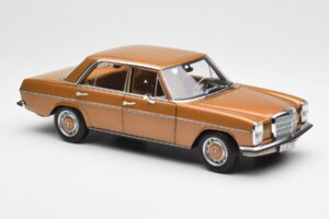 Mercedes 200 W115 Bycane Złoty Edycja Dealerska Norev 1:18 B66040665 Metal — zdjęcie 6 z 8