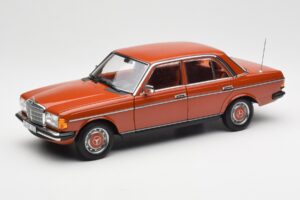Mercedes 200 W123 English Czerwony Edycja Dealerska Norev 1:18 B66040653 Metal