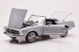 Mercedes 230 SL W113 Pagoda Szary Norev 1:18 183990 Metal — zdjęcie 2 z 8
