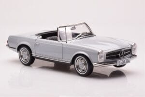 Mercedes 230 SL W113 Pagoda Szary Norev 1:18 183990 Metal — zdjęcie 6 z 8