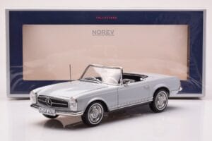 Mercedes 230 SL W113 Pagoda Szary Norev 1:18 183990 Metal — zdjęcie 8 z 8