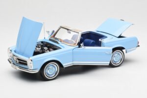 Mercedes 230 SL W113 Pagoda Horizon Niebieski Edycja Dealerska Norev 1:18 B66040633 Metal — zdjęcie 2 z 10