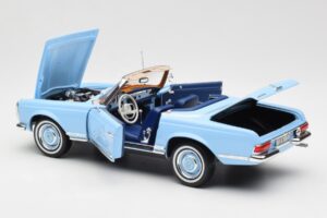 Mercedes 230 SL W113 Pagoda Horizon Niebieski Edycja Dealerska Norev 1:18 B66040633 Metal — zdjęcie 7 z 10