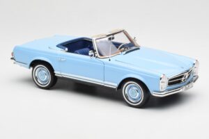 Mercedes 230 SL W113 Pagoda Horizon Niebieski Edycja Dealerska Norev 1:18 B66040633 Metal — zdjęcie 8 z 10