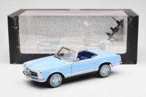 Mercedes 230 SL W113 Pagoda Horizon Niebieski Edycja Dealerska Norev 1:18 B66040633 Metal — zdjęcie 10 z 10