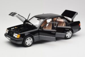 Mercedes 230E W124 AMG Wheels Czarny Edycja Limitowana Norev 1:18 183950 Metal — zdjęcie 2 z 12