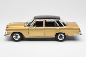 Mercedes 280 SE W108 Beżowy Edycja Dealerska Norev 1:18 B66040680 Metal — zdjęcie 4 z 8