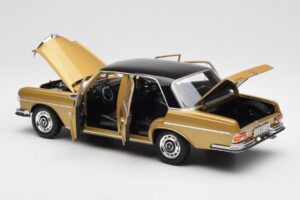 Mercedes 280 SE W108 Beżowy Edycja Dealerska Norev 1:18 B66040680 Metal — zdjęcie 5 z 8