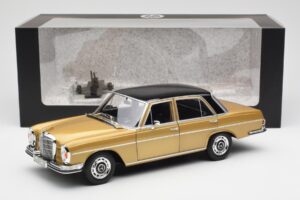 Mercedes 280 SE W108 Beżowy Edycja Dealerska Norev 1:18 B66040680 Metal — zdjęcie 8 z 8