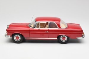 Mercedes 280 SE W108 Czerwony Norev 1:18 193527 Metal — zdjęcie 4 z 8