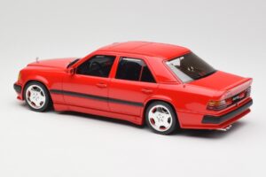 Mercedes 300E W124 6.0 AMG Signal Czerwony Otto 1:18 OT1104 Żywica — zdjęcie 5 z 6