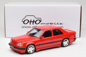 Mercedes 300E W124 6.0 AMG Signal Czerwony Otto 1:18 OT1104 Żywica — zdjęcie 6 z 6