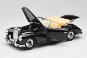 Mercedes 300 S W188 Kabriolet Czarny Tchibo 1:18 36782 Metal — zdjęcie 2 z 8