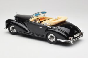 Mercedes 300 S W188 Kabriolet Czarny Tchibo 1:18 36782 Metal — zdjęcie 7 z 8