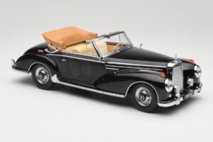 Mercedes 300 SC W188 Kabriolet Czarny KK-Scale 1:18 KKDC180941 Metal — zdjęcie 4 z 6