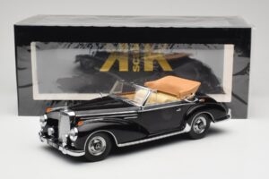 Mercedes 300 SC W188 Kabriolet Czarny KK-Scale 1:18 KKDC180941 Metal — zdjęcie 6 z 6
