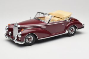 Mercedes 300 SC W188 Kabriolet Ciemnoczerwony KK-Scale 1:18 KKDC180942 Metal