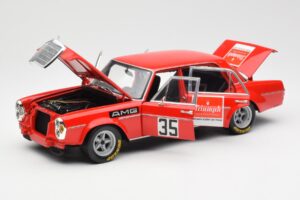 Mercedes 300 SEL 6.8 #35 H. Kelleners Hockenheim 1973 Minichamps 1:18 100713435 Metal — zdjęcie 2 z 8