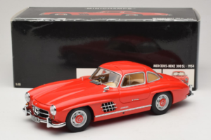 Mercedes 300 SL Gullwing Czerwony Minichamps 1:18 180039001 Metal — zdjęcie 8 z 8
