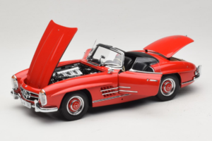 Mercedes 300 SL Roadster Czerwony Minichamps 1:18 180039031 Metal — zdjęcie 2 z 8