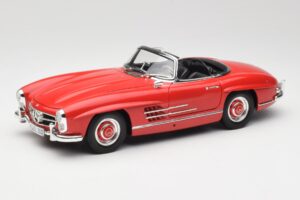 Mercedes 300 SL W198 Roadster Czerwony z Twardym Dachem Minichamps 1:18 180039041 Metal