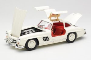Mercedes 300 SL W198 Biały Minichamps 1:18 180039006 Metal — zdjęcie 2 z 8