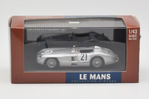 Mercedes 300 SLR #21 K. Kling / A. Simon 24 Hours of Le Mans 1955 Minichamps 1:43 432553021 Metal — zdjęcie 4 z 4