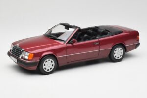 Mercedes 300CE-24 A124 Kabriolet Almandine Czerwony Metalik Norev 1:18 B66040616 Metal