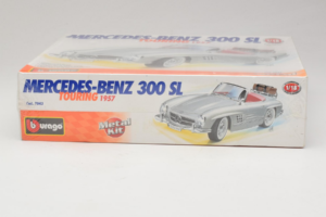 Mercedes 300SL Roadster Srebrny Bburago 1:18 7043 Metal — zdjęcie 2 z 4
