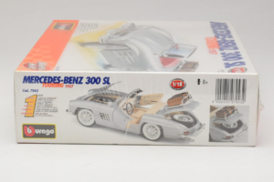 Mercedes 300SL Roadster Srebrny Bburago 1:18 7043 Metal — zdjęcie 4 z 4