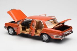 Mercedes 450 SEL 6.9 W116 Pomarańczowy Metallic Norev 1:18 183459 Metal — zdjęcie 5 z 8