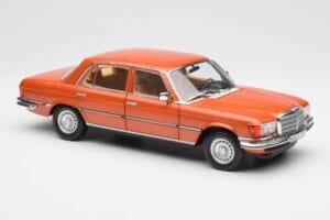 Mercedes 450 SEL 6.9 W116 Pomarańczowy Metallic Norev 1:18 183459 Metal — zdjęcie 6 z 8