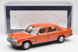 Mercedes 450 SEL 6.9 W116 Pomarańczowy Metallic Norev 1:18 183459 Metal — zdjęcie 8 z 8