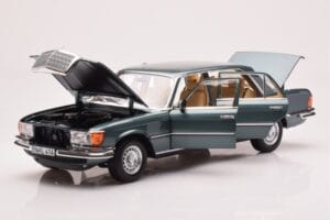 Mercedes 450 SEL 6.9 W116 Petrol Metaliczny Norev 1:18 183974 Metal — zdjęcie 2 z 8