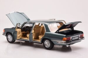 Mercedes 450 SEL 6.9 W116 Petrol Metaliczny Norev 1:18 183974 Metal — zdjęcie 5 z 8