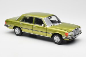 Mercedes 450 SEL W116 Citrus Zielony Edycja Dealerska Norev 1:18 B66040683 Metal — zdjęcie 6 z 8