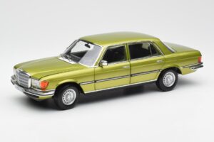 Mercedes 450 SEL W116 Citrus Zielony Edycja Dealerska Norev 1:18 B66040683 Metal