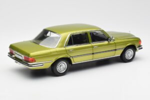 Mercedes 450 SEL W116 Citrus Zielony Edycja Dealerska Norev 1:18 B66040683 Metal — zdjęcie 3 z 8