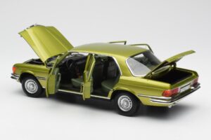 Mercedes 450 SEL W116 Citrus Zielony Edycja Dealerska Norev 1:18 B66040683 Metal — zdjęcie 5 z 8