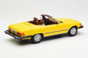Mercedes 450SL R107 Żółty US Version Norev 1:18 183727 Metal — zdjęcie 4 z 9