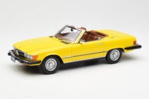 Mercedes 450SL R107 Żółty US Version Norev 1:18 183727 Metal